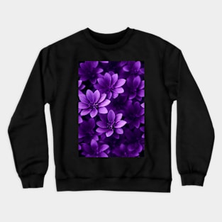 Beautiful Violet Flowers, for all those who love nature #125 Crewneck Sweatshirt